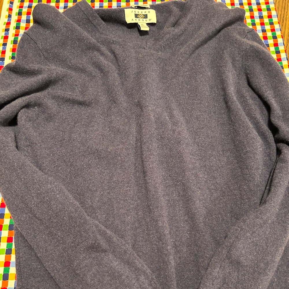 Joseph Men's cashmere Crewneck Sweater XL